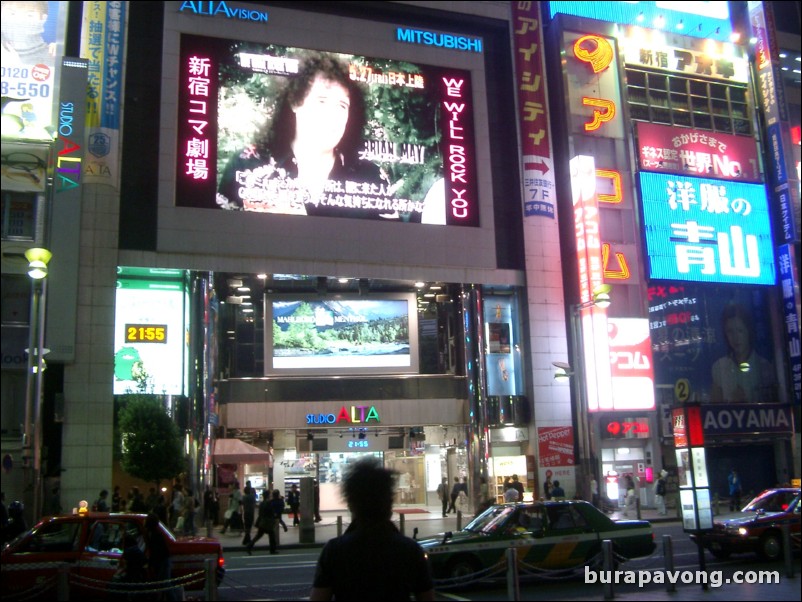 East Shinjuku at night. Studio ALTA.