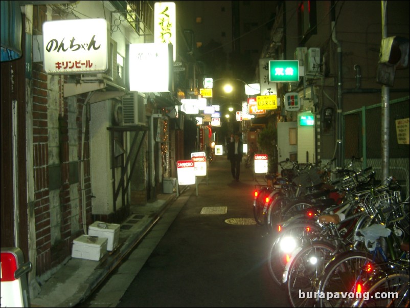 Golden Gai area, east Shinjuku.