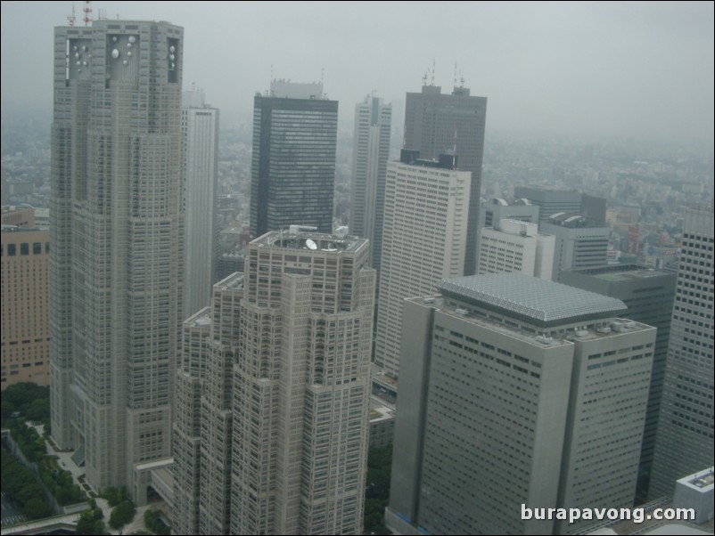 View from New York Bar, Park Hyatt at Shinjuku Park Tower. 