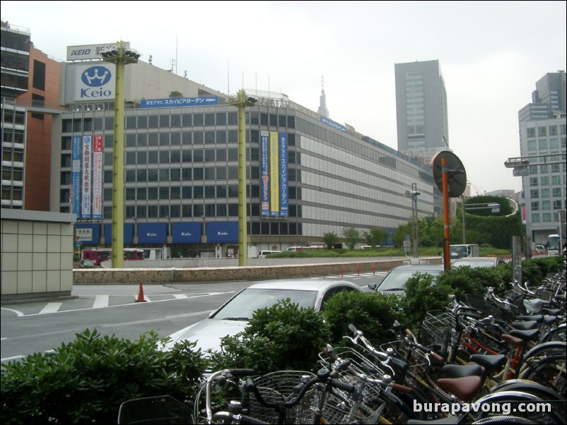 Shinjuku station area.