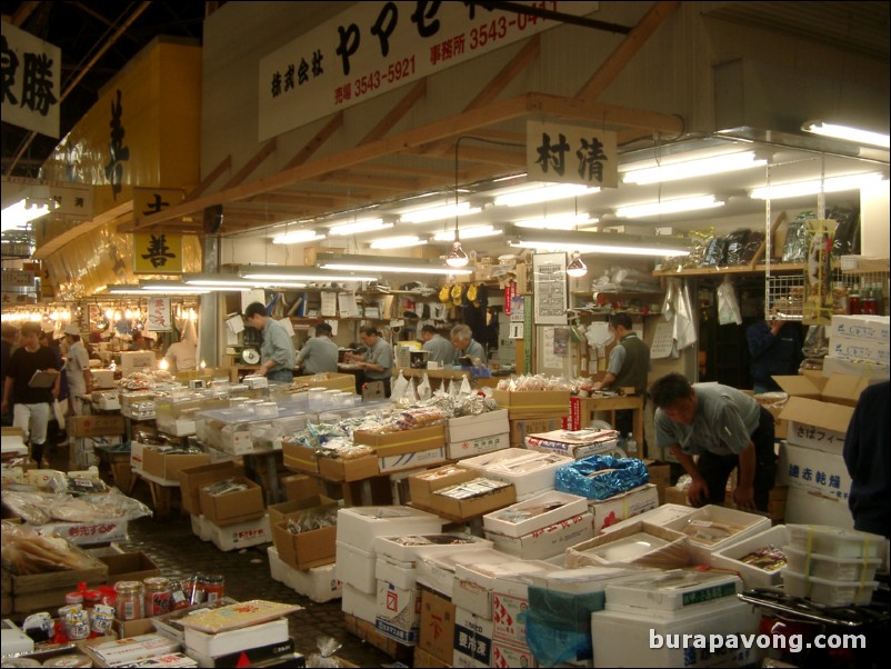 Tsukiji Fish Market.