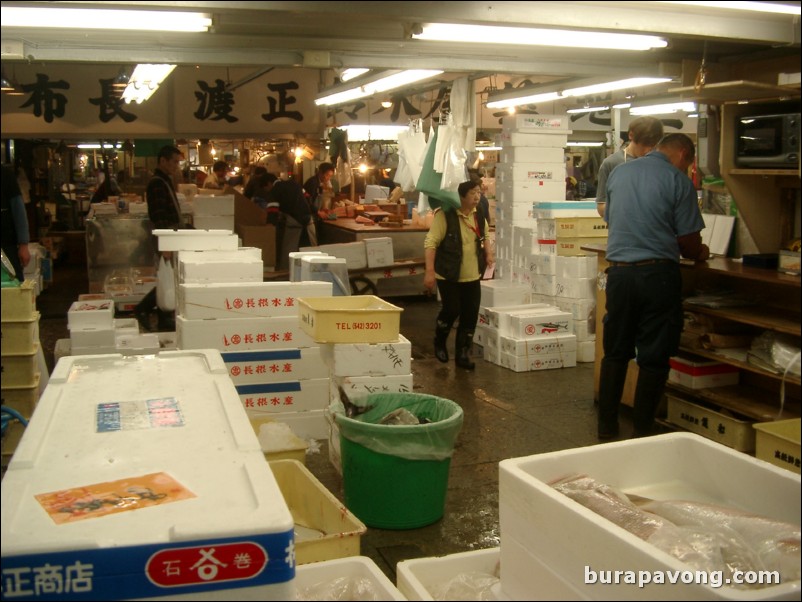 Tsukiji Fish Market.