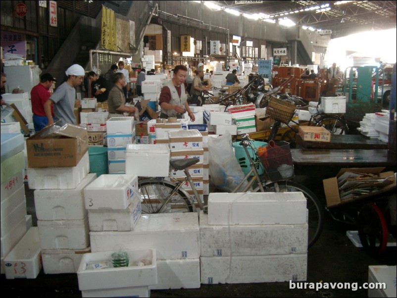 Tsukiji Fish Market.