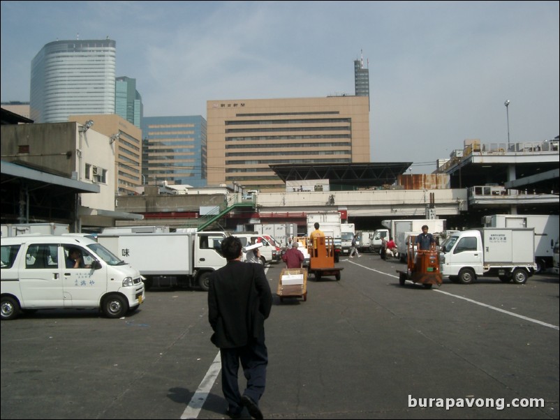 Tsukiji Fish Market.