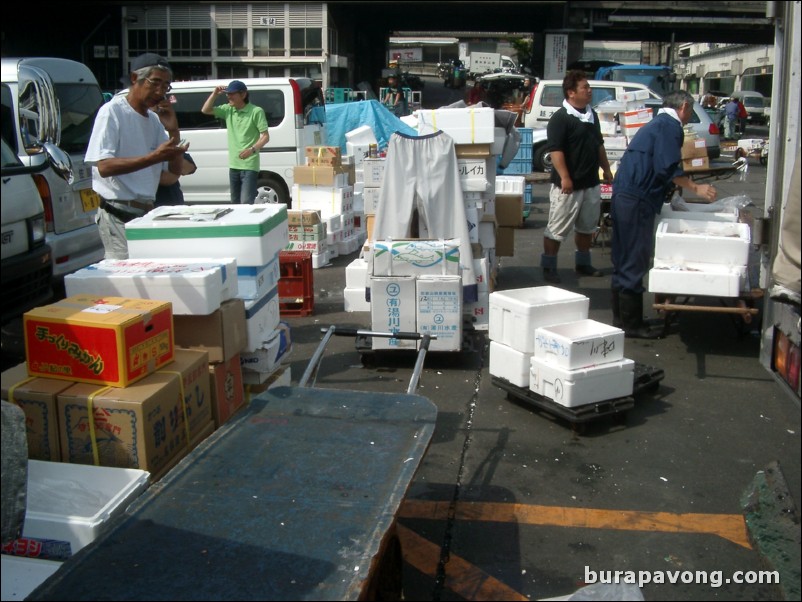 Tsukiji Fish Market.