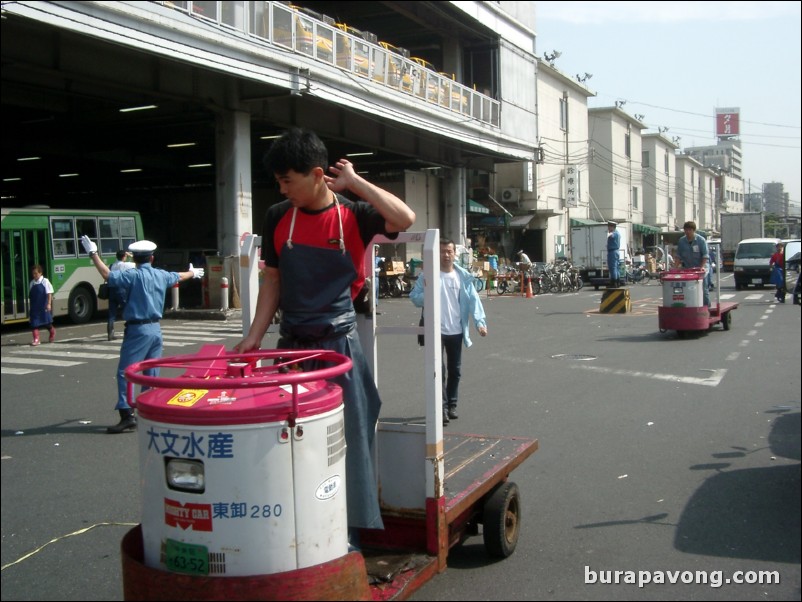 Tsukiji Fish Market.