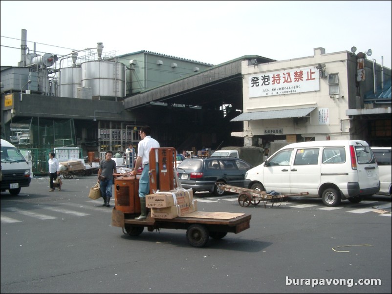 Tsukiji Fish Market.