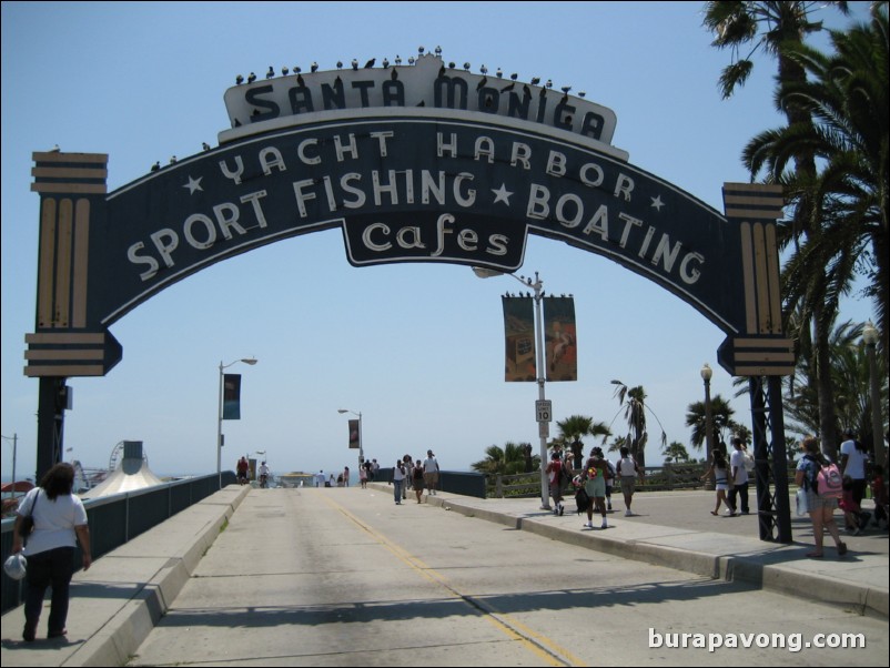 Santa Monica Pier.