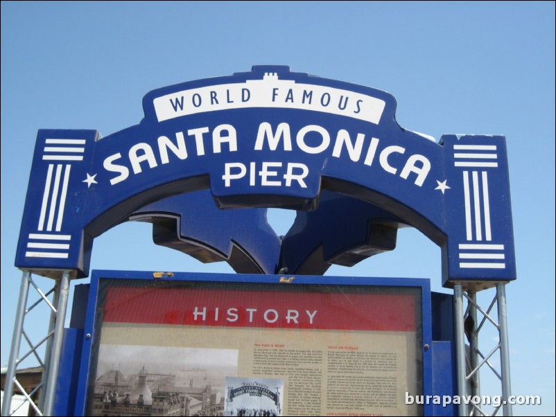 Santa Monica Pier.