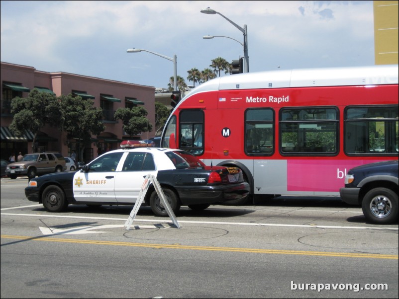 Santa Monica Police and Metro.