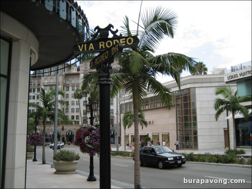 Rodeo Drive in Beverly Hills.