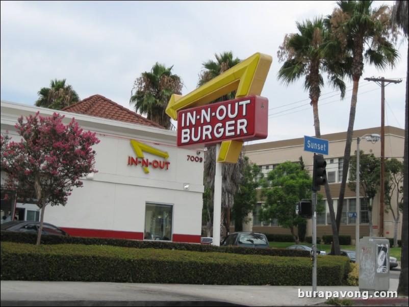 In-N-Out Burger in Beverly Hills.