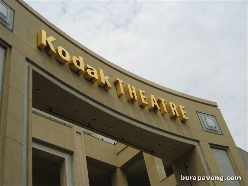 Kodak Theatre in Hollywood.