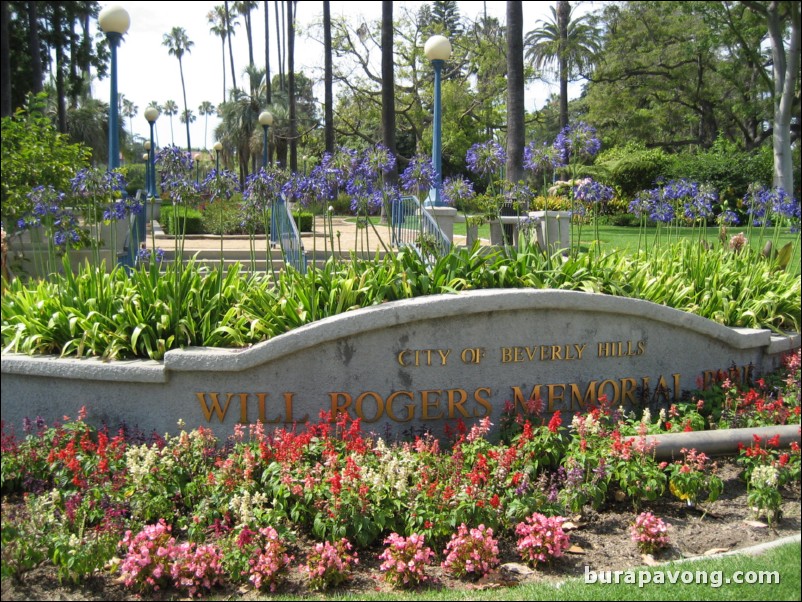 Will Rogers Memorial Park, Beverly Hills.