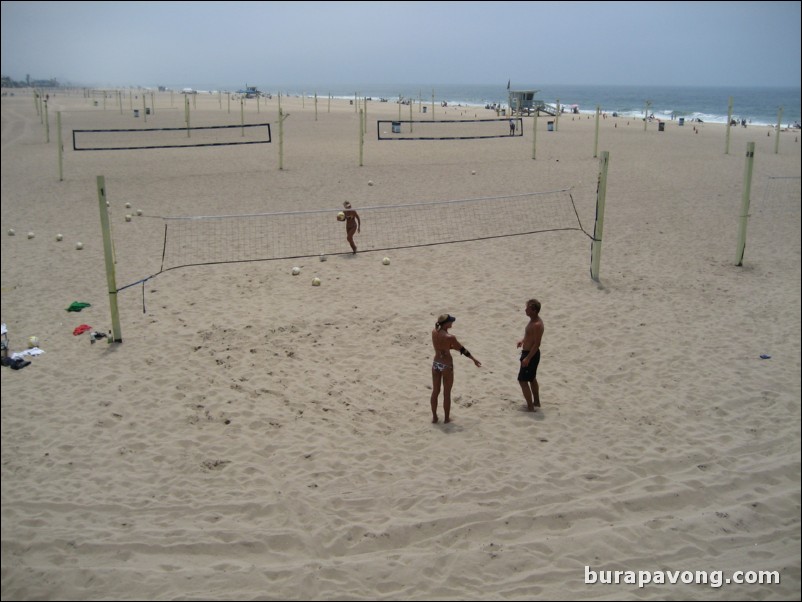 Volleyball at Manhattan Beach.