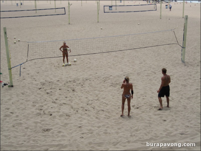 Volleyball at Manhattan Beach.