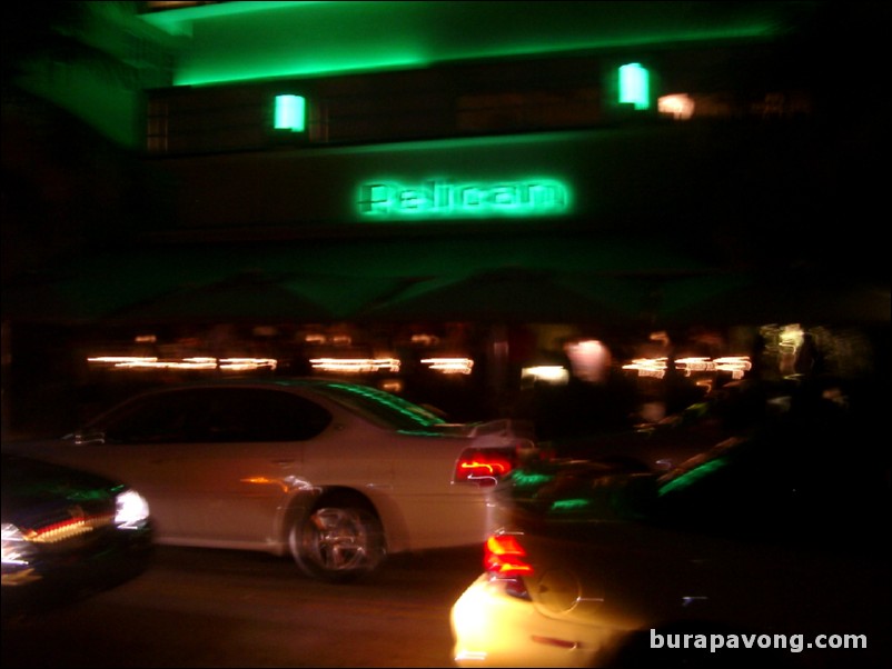 South Beach at night.