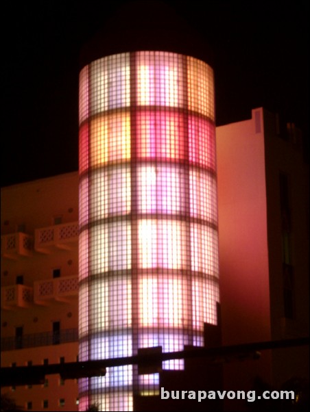 South Beach at night.