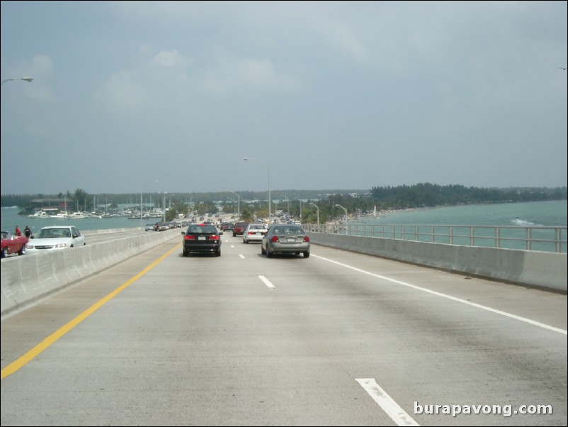 Downtown Miami, Virginia Key, and Key Biscayne.