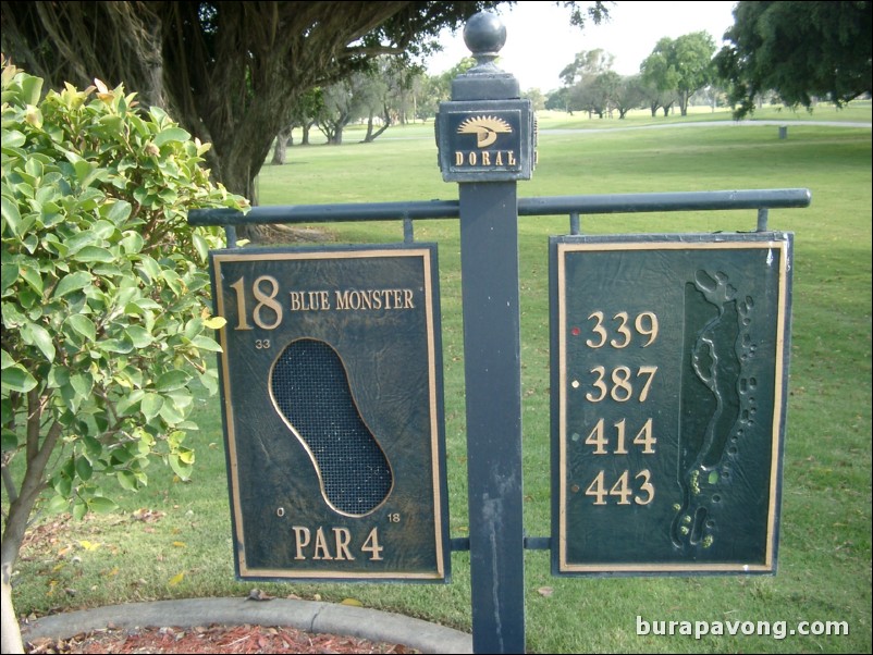 Doral Golf Resort & Spa - Blue Monster Course.