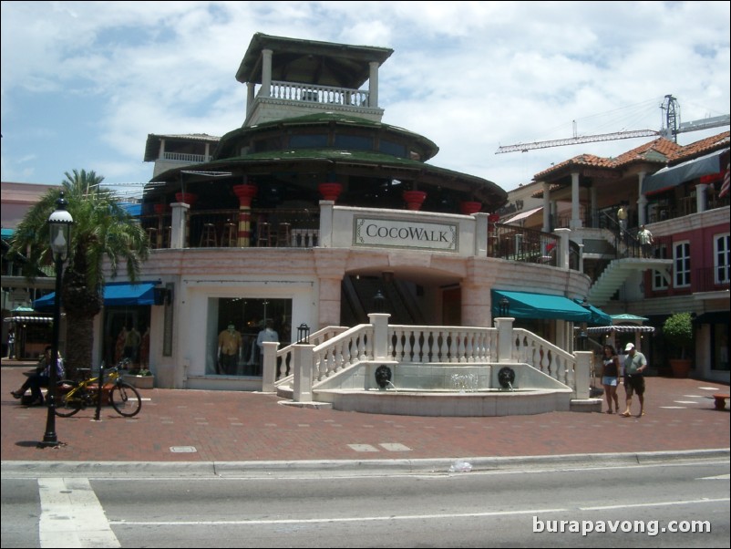 CocoWalk in Coconut Grove.