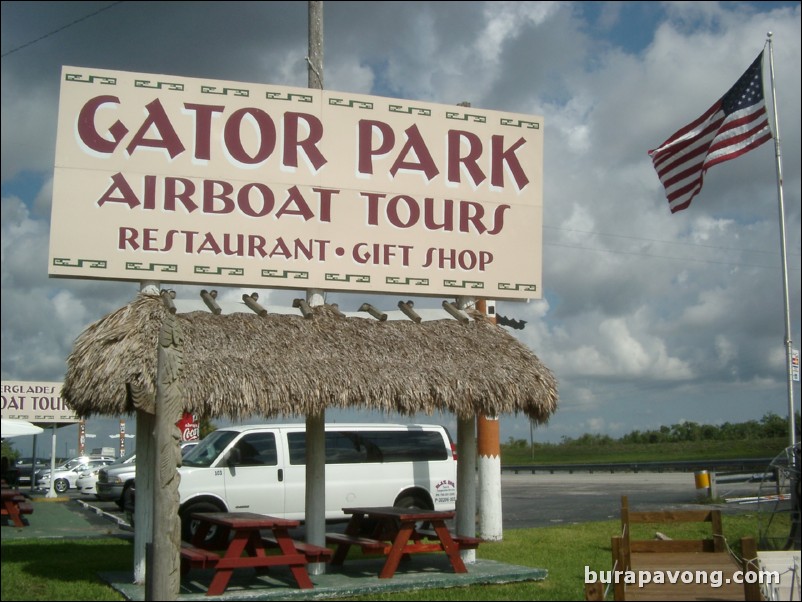 Gator Park in the Florida Everglades.