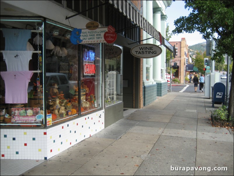 Downtown Calistoga.