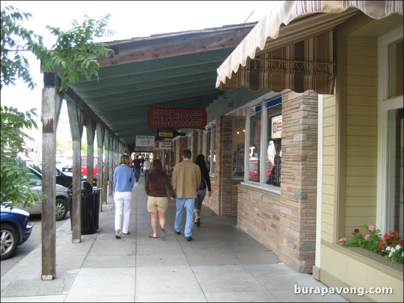 Downtown Calistoga.