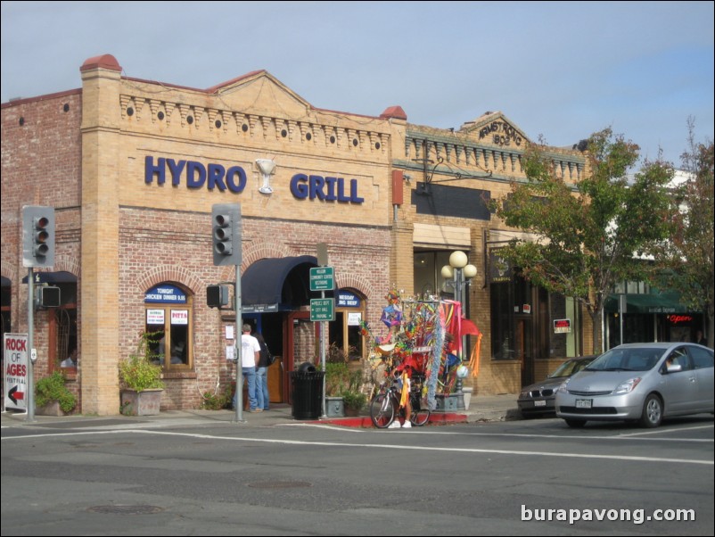 Downtown Calistoga.