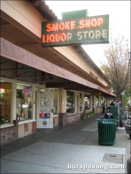 Downtown Calistoga.