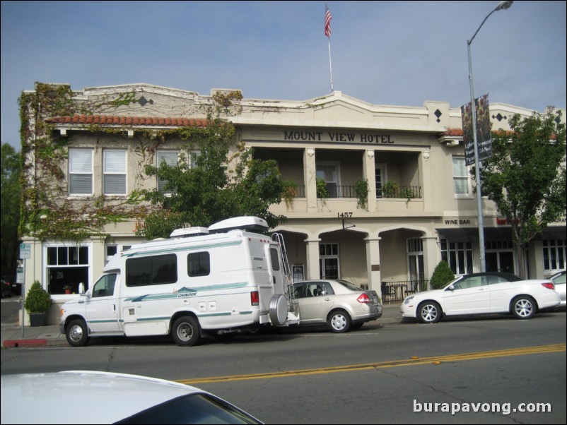 Downtown Calistoga.