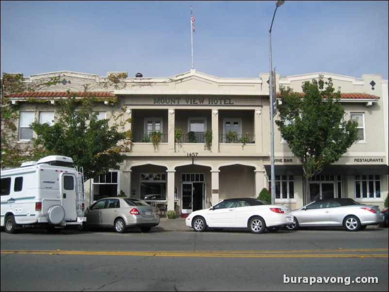 Downtown Calistoga.