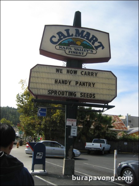 Downtown Calistoga.