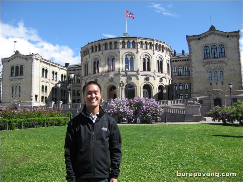 Stortinget, the seat of Norway's parliament.