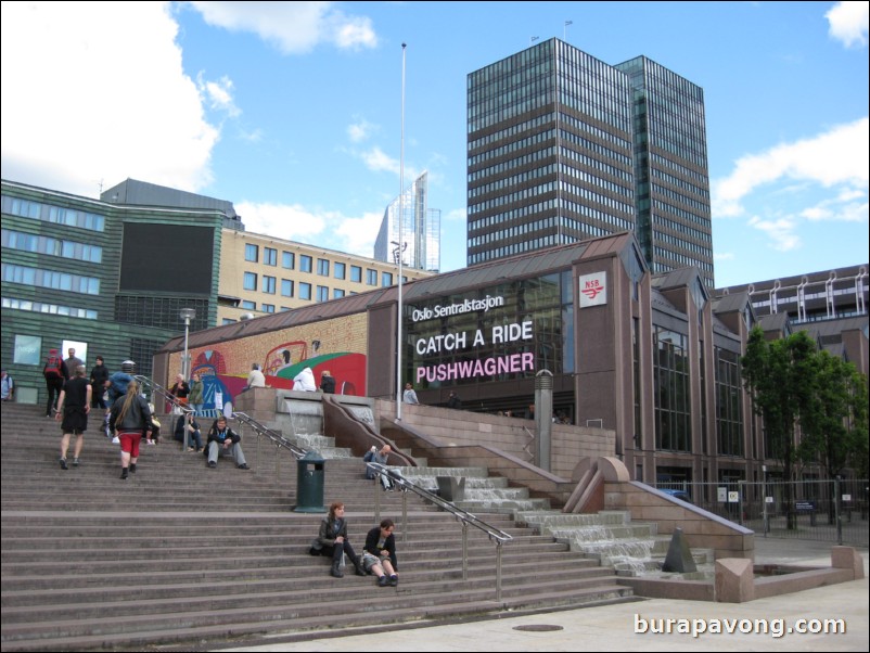 Oslo Central Station.