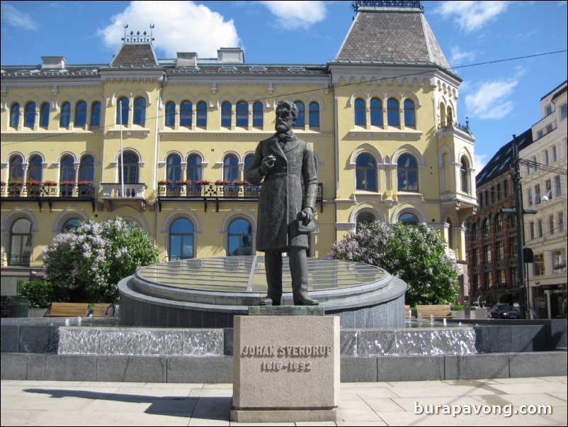 Stortinget, the seat of Norway's parliament.