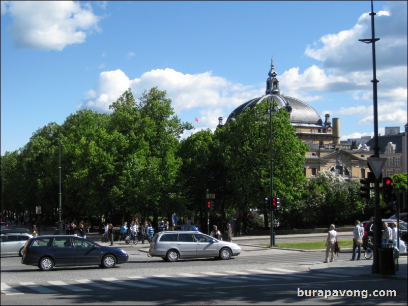 Karl Johans gate, the main street of Oslo.