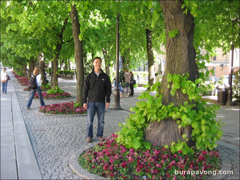 Karl Johans gate, the main street of Oslo.