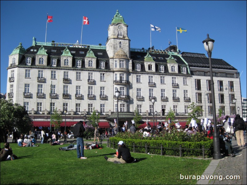 Stortinget, the seat of Norway's parliament.