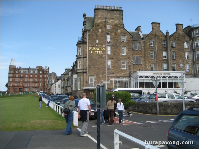 Rusacks Hotel and The Links.