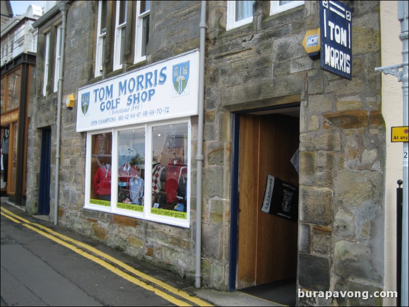 Tom Morris Golf Shop.