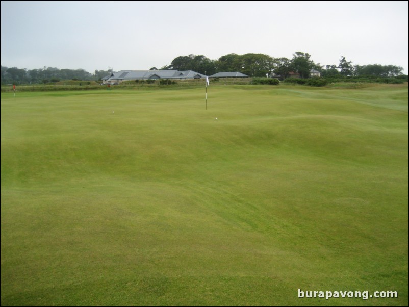 Green at No. 2 (shared with 17).  Check out the slopes.