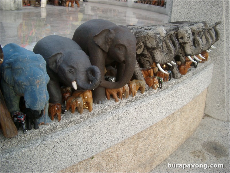 An elephant shrine, Laem Phrom Thep.