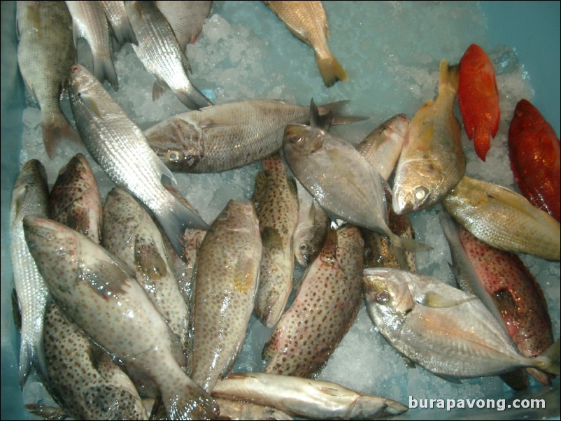 Kan Eng Restaurant on Chalong Bay. Fish.