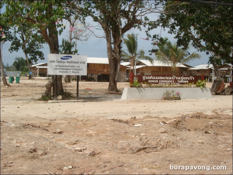 Housing built for those who were displaced by the tsunami in Khao Lak.