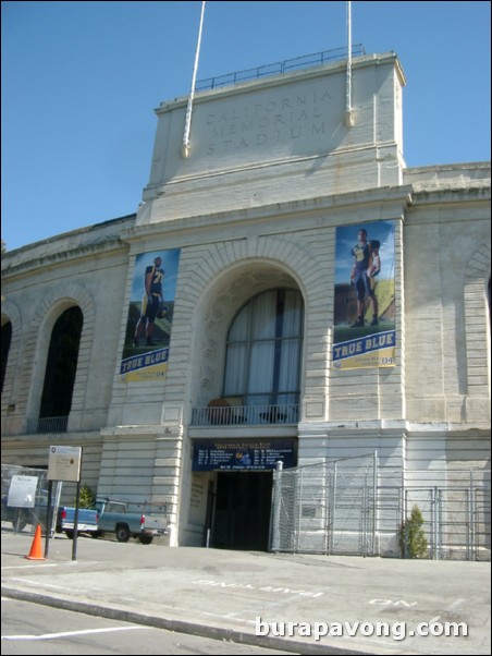 California Memorial Stadium, where Cal plays football.