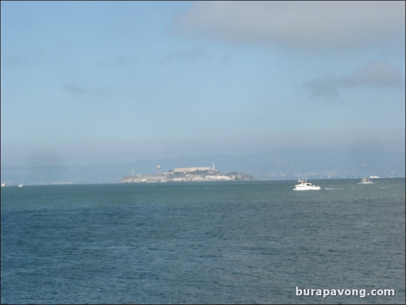 View of Alcatraz from Fort Point.