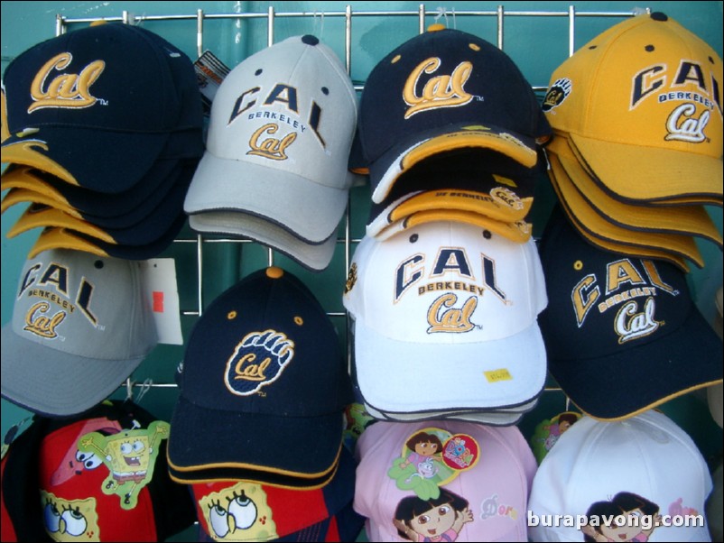 Some Cal hats in Chinatown.