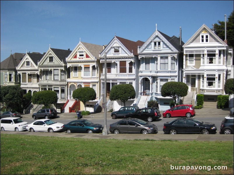 Alamo Square, the Painted Ladies, houses from Full House.