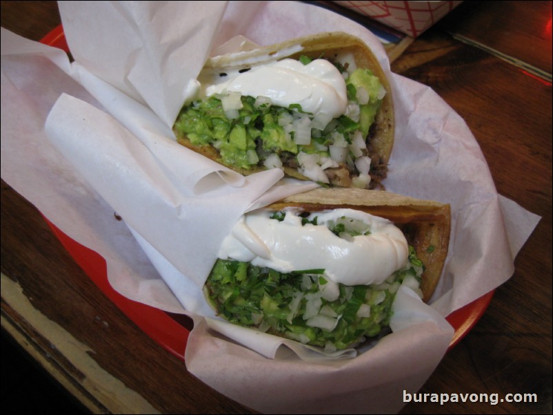 La Taqueria in the Mission.